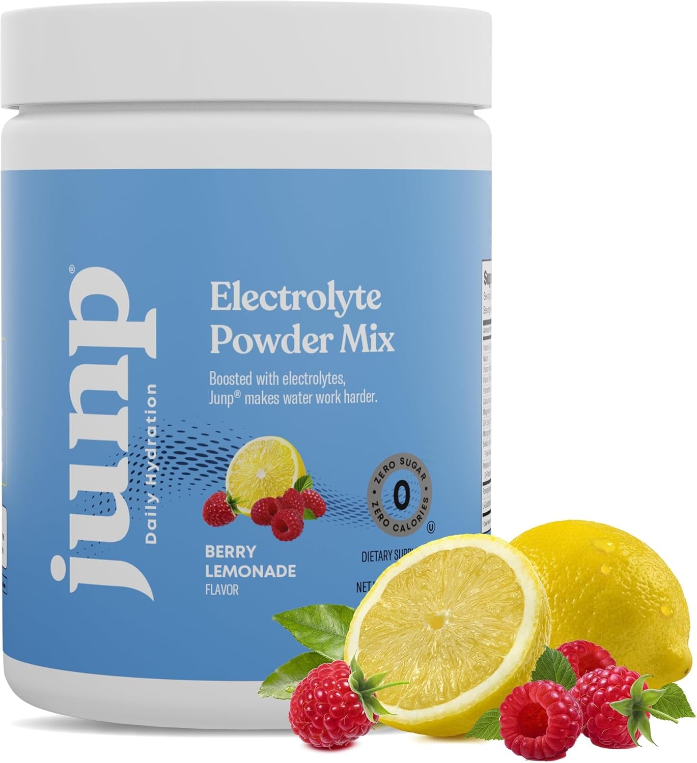 Hydration Electrolyte Powder, Electrolytes Drink Mix, Hydration Mix, Sugar Free, Gluten Free, 0 Calories, 0 Carbs, Keto Friendly, Kosher, 90 Servings. (Berry Lemonade)