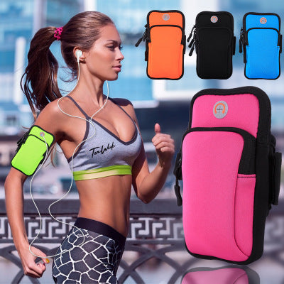 Handbag-Compatible Arm Bags for Fitness