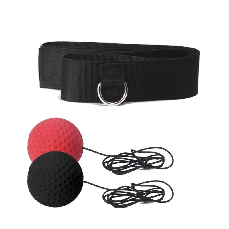 Boxing Reflex Ball Gear Set, Including 2 Counts Boxing Ball & 1 Count Headband, Boxing Training Equipment, Boxing Hand Eye Coordination Training Tool