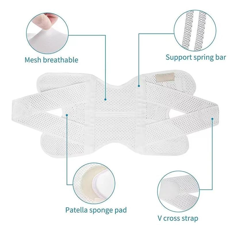 Breathable Knee Pad, 1 Count Adjustable Knee Brace, Lightweight Knee Support for Running, Mountaineering, Meniscus Knee Joint and Patellar Straps