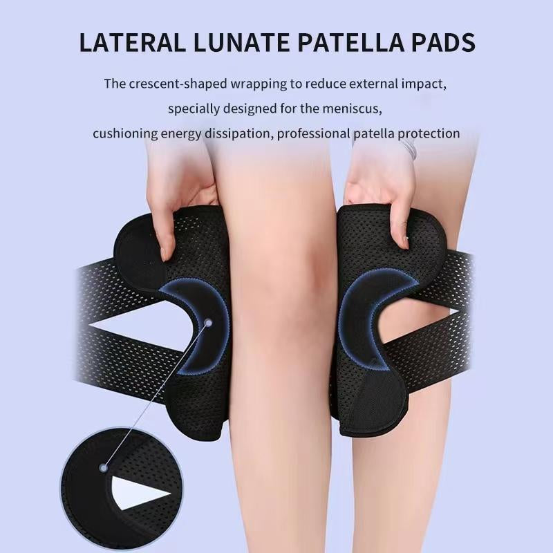 Breathable Knee Pad, 1 Count Adjustable Knee Brace, Lightweight Knee Support for Running, Mountaineering, Meniscus Knee Joint and Patellar Straps