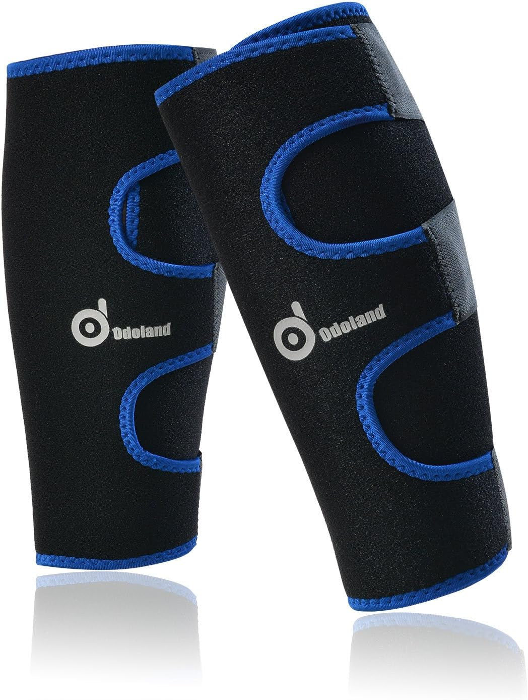 Calf Compression Sleeve Calf Brace for Calf Pain Relief Strain, Sprain, Tennis Leg and Calf Injury - Guard Leg and Adjustable Shin Splints Support for Sport Recovery Fitness and Running, Blue