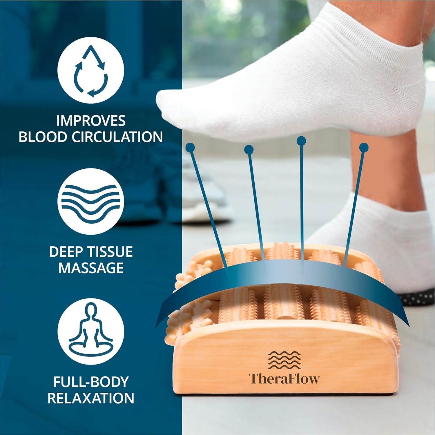 Foot Massager for Plantar Fasciitis Relief Foot Massager for Neuropathy and Foot Massager | Feet Massager for Foot Pain and Foot Roller Massager Plantar Fasciitis Gifts for Mom and Dad