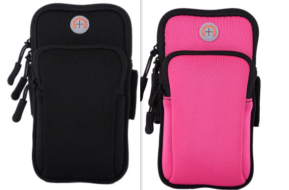 Handbag-Compatible Arm Bags for Fitness